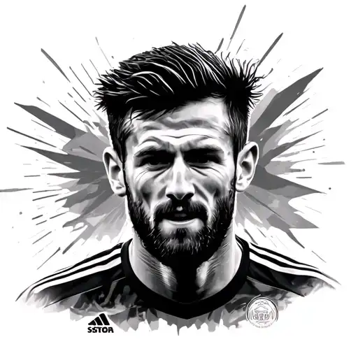 messi world cup tattoo design idea