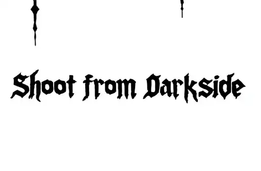 "Shoot From Darkside" tattoo design idea