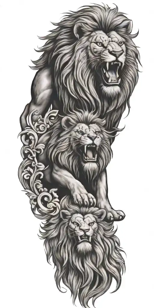 Scottish Rampant Lion Tattoo tattoo design idea