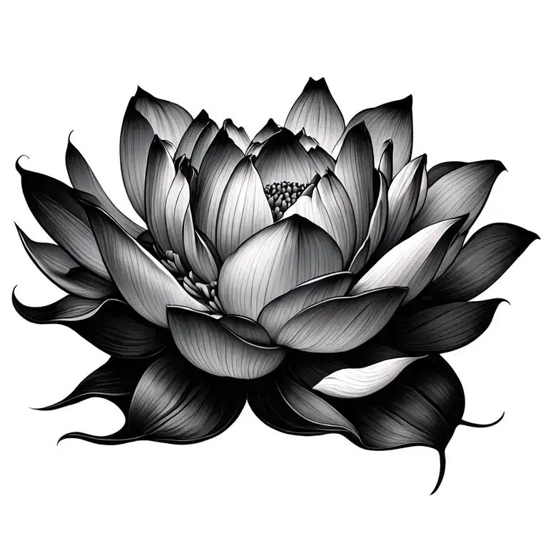 lotus tattoo design idea