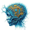 Motherboard neuron tattoo design idea