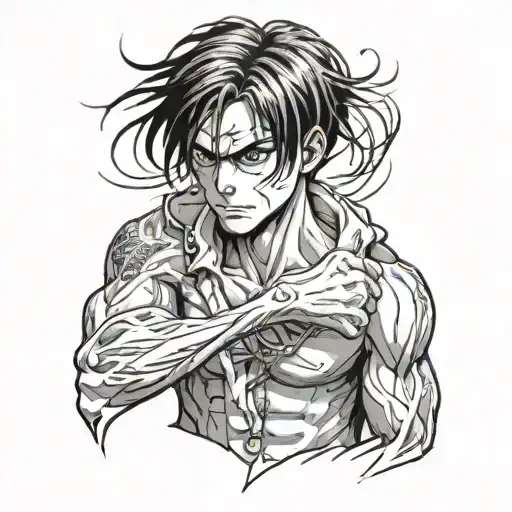 eren yeager tattoo design idea