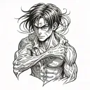 eren yeager tattoo design idea