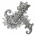 crossword clue tattoo design idea