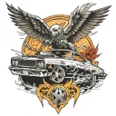 fast and furious theme tattoo tattoo design idea