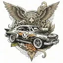fast and furious theme tattoo tattoo design idea