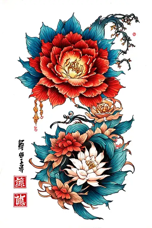 star determination carpe diem tattoo design idea