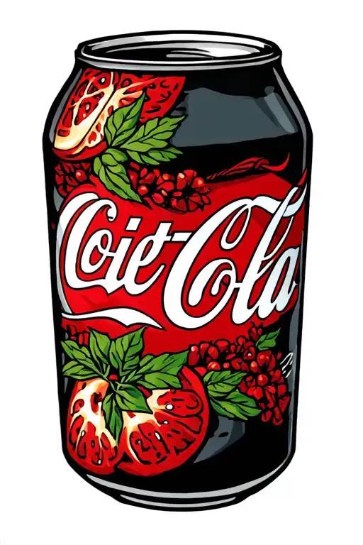 Diet Coke tattoo design idea