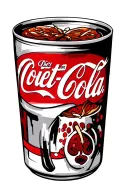 Diet Coke tattoo design idea