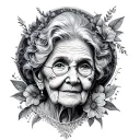God, Love, Mom , Deceased Granny tattoo design idea
