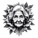 God, Love, Mom , Deceased Granny tattoo design idea