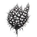 Tumbleweed tattoo design idea