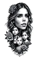 Family Protector tattoo design idea