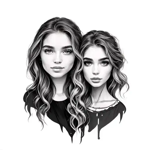 minimalist tattoo gwyneth and gianna tattoo design idea