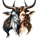 combined Taurus and Virgo love tattoo  tattoo design idea
