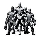 Avengers group tattoo design tattoo design idea