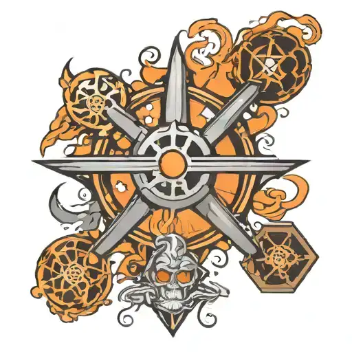 nuclear tattoo design idea