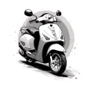 Scooter tattoo design idea