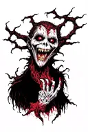 evil and dark tattoo design idea