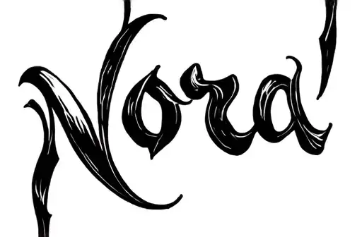 "Nora" tattoo design idea