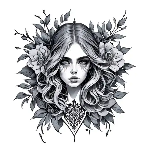 Hel tattoo design idea