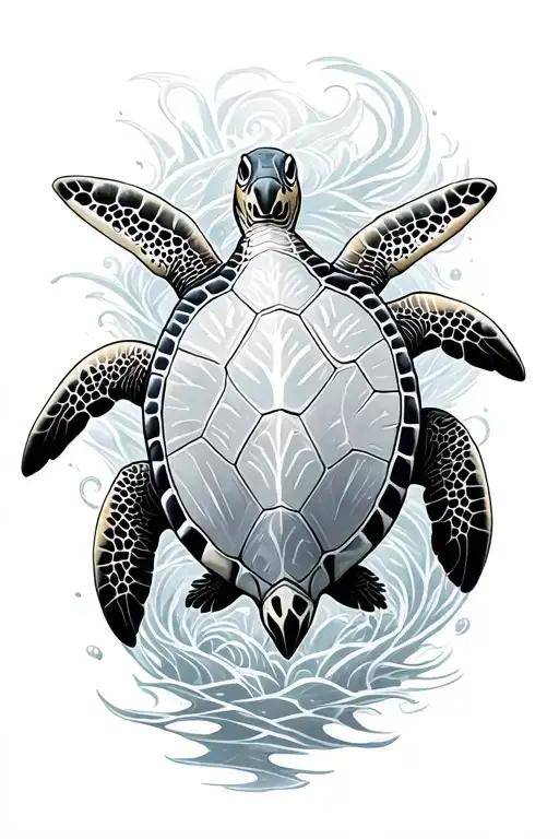sea turtles all tattoo design idea