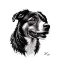 dog memorial tattoo tattoo design idea