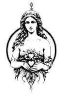 Aphrodite the goddess of love tattoo tattoo design idea