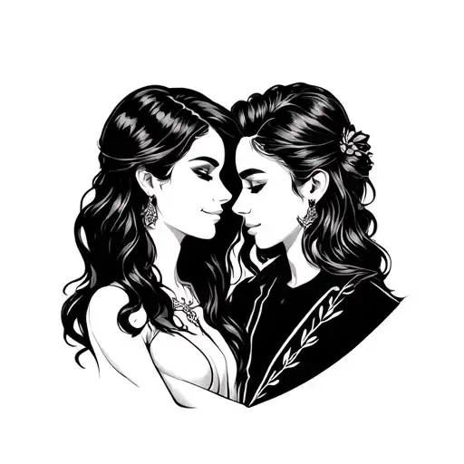Give me some ideas for a small tattoo. We are a couple who love each other. We would like to get a tattoo each that once tattoo design idea