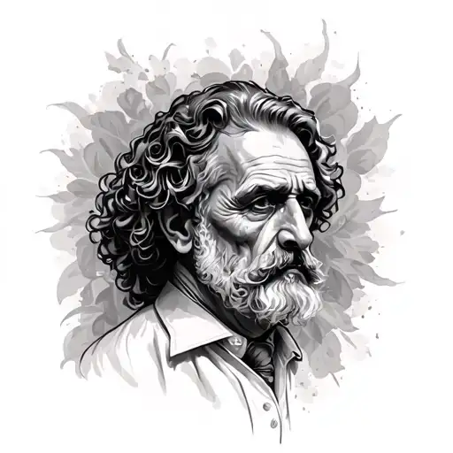 Father Died tattoo design idea