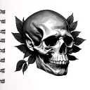 Father Died tattoo design idea