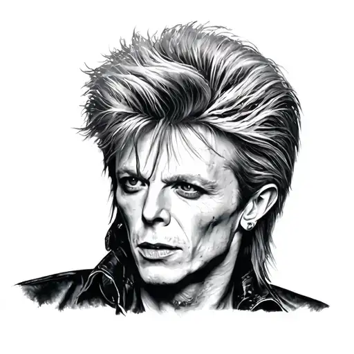 Bowie tattoo design idea