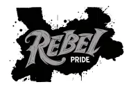 "REBEL PRIDE" unique writing tattoo design idea