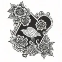 loyalty family friends tattoo design idea