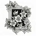 loyalty family friends tattoo design idea