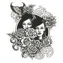 loyalty family friends tattoo design idea