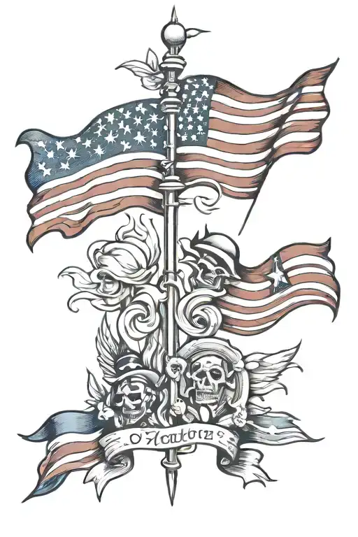 Patriotic Family tattoo tattoo design idea