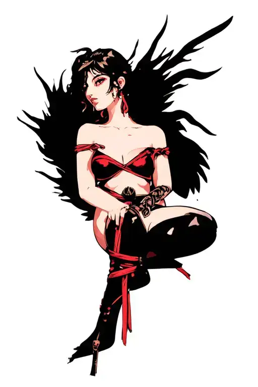 "bondage" "slave" "female" "bdsm" tattoo design idea