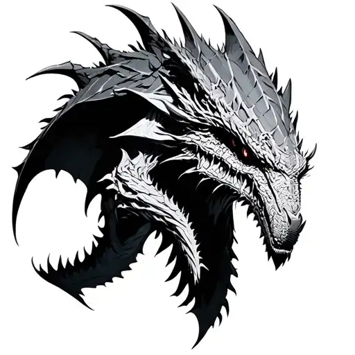 Monster hunter nergigant tattoo design idea