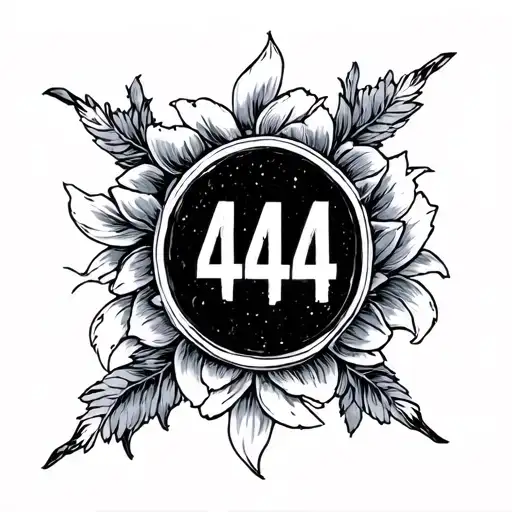 444  tattoo design idea