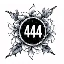 444  tattoo design idea