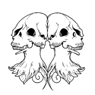 Twin tattoo design idea