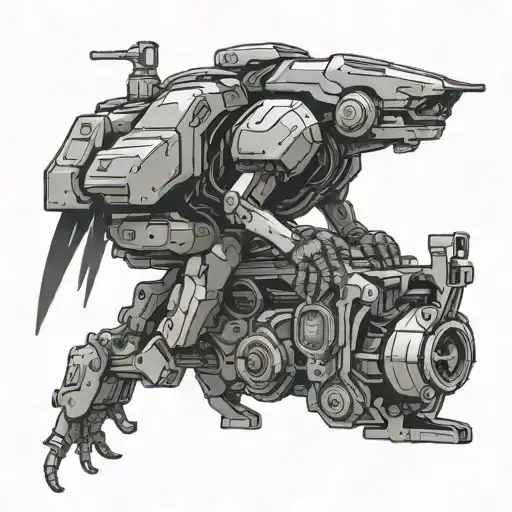 Cyberpunk Edgerunner tattoo design idea