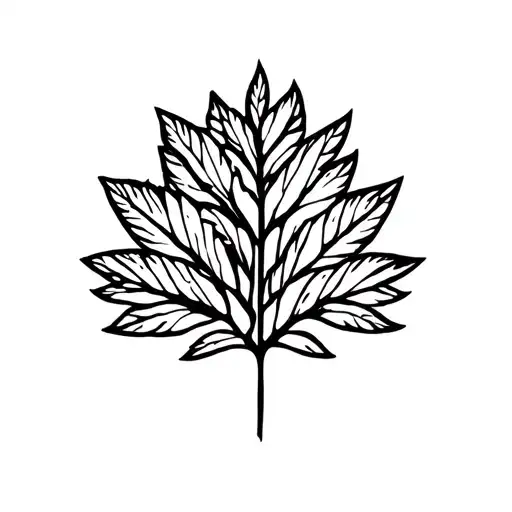 Crohn bisexual, nature tattoo design idea