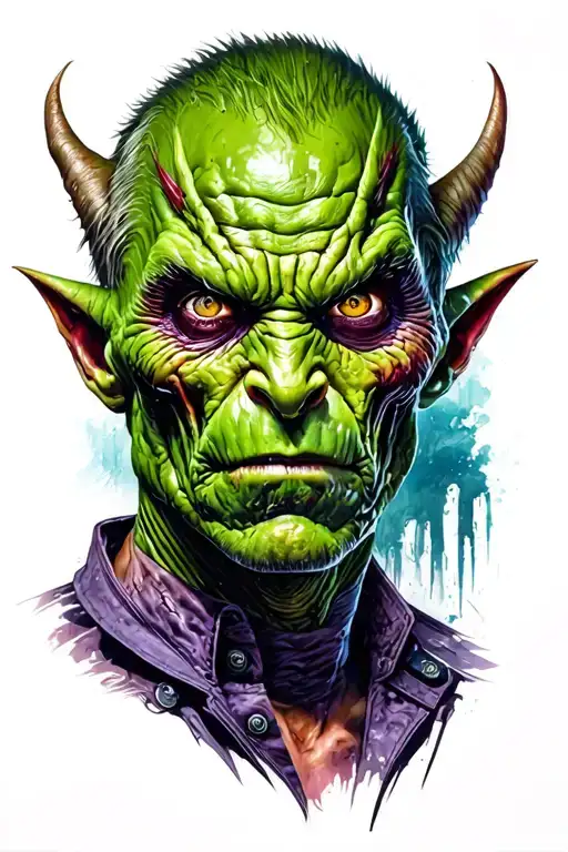 green goblin and Terminator 2 and Leon tattoo design idea