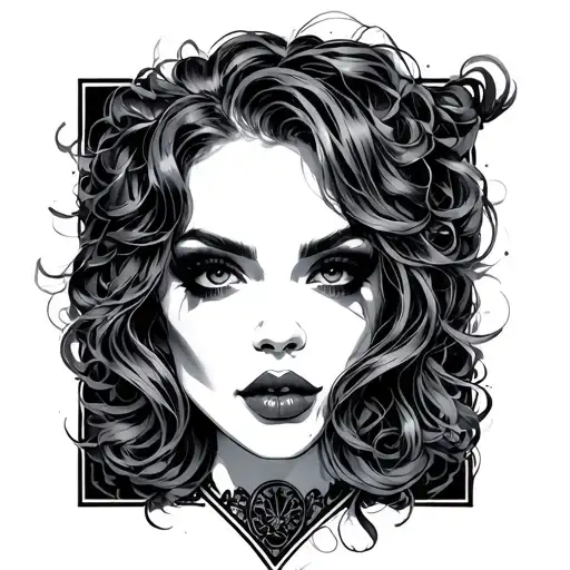 slut tattoo design idea