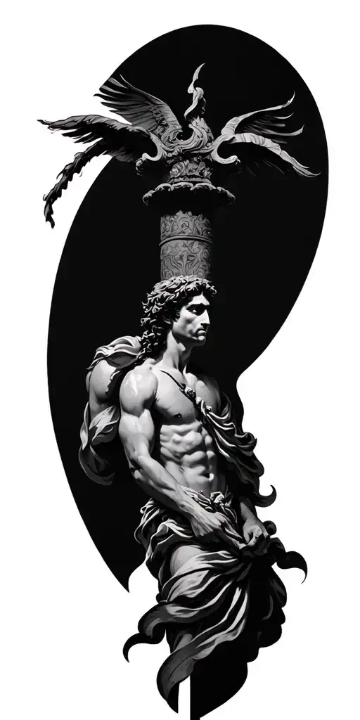 St Sebastian tattoo design idea