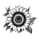 lion sunflower tattoo tattoo design idea