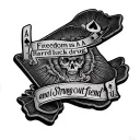 poker cards, state of Texas, "freedom is a hard luck drug and I'm a strung out fiend" tattoo design idea