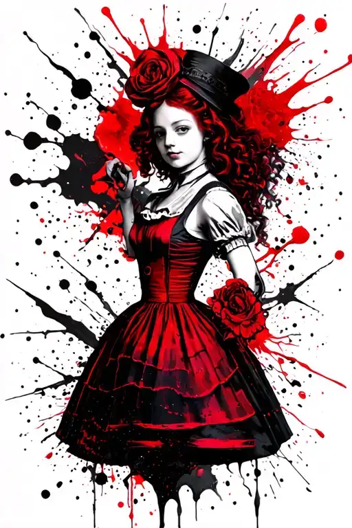 alice wonderland sleeve tattoo tattoo design idea